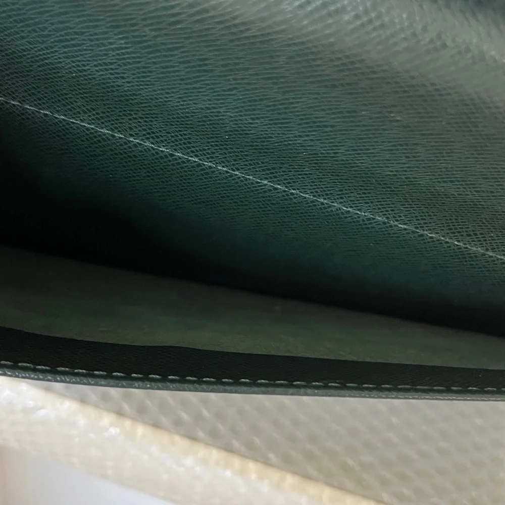 LV Taiga Leather Briefcase Unisex